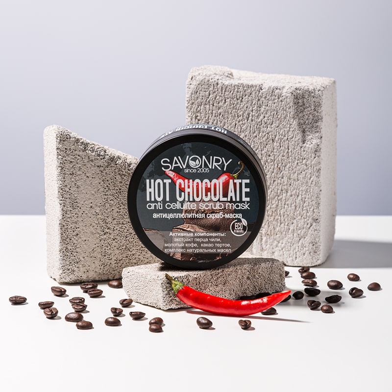 Скраб-маска антицеллюлитная Hot chocolate (Горячий шоколад), 180г