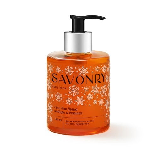 Гель для душа Имбирь и корица, 300мл Гель для душа Имбирь и корица, 300мл