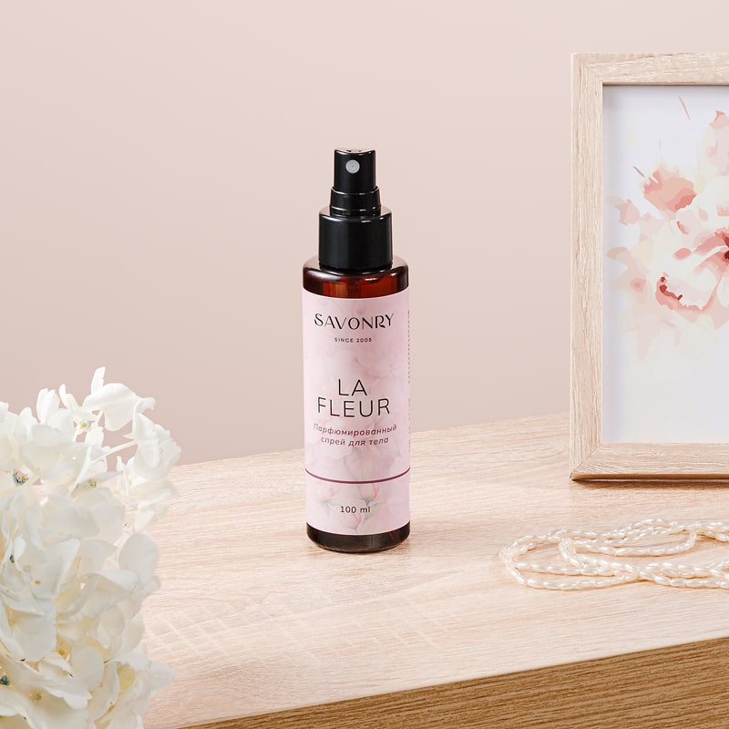 Спрей парфюмированный для тела La fleur, 100мл 