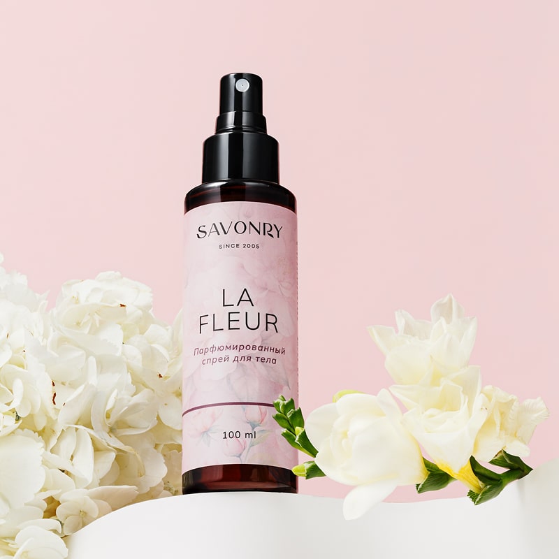 Спрей парфюмированный для тела La fleur, 100мл 