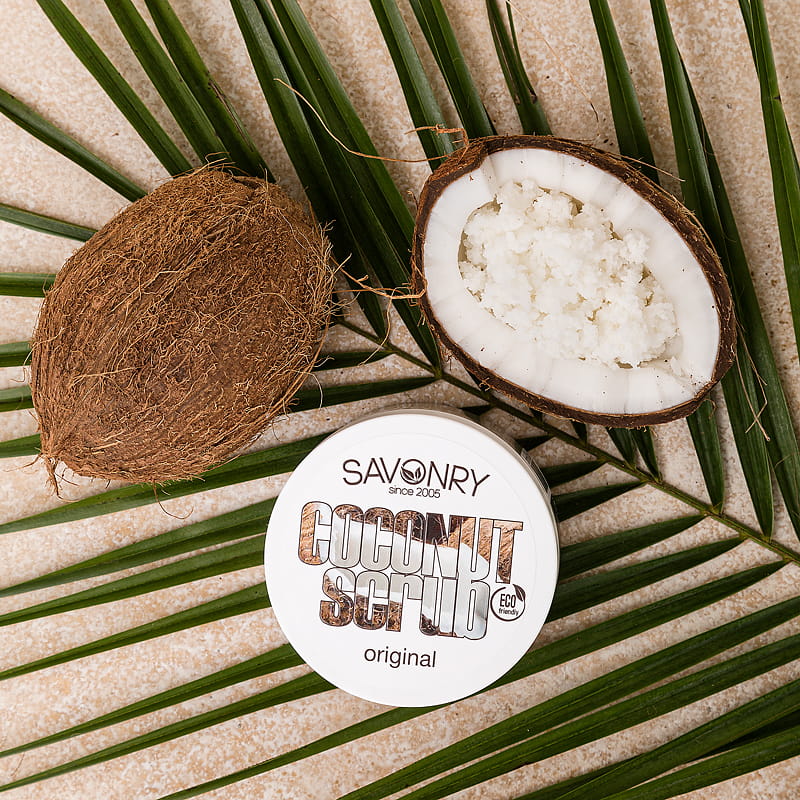 Скраб кокосовый для тела ORIGINAL (оригинальный), регенерация и гладкость, 250мл
